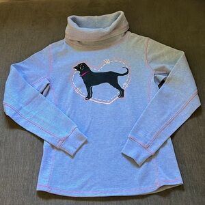 THE BLACK DOG X LARGE SWEATER FOR GIRLS
